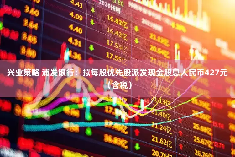 兴业策略 浦发银行：拟每股优先股派发现金股息人民币427元（含税）